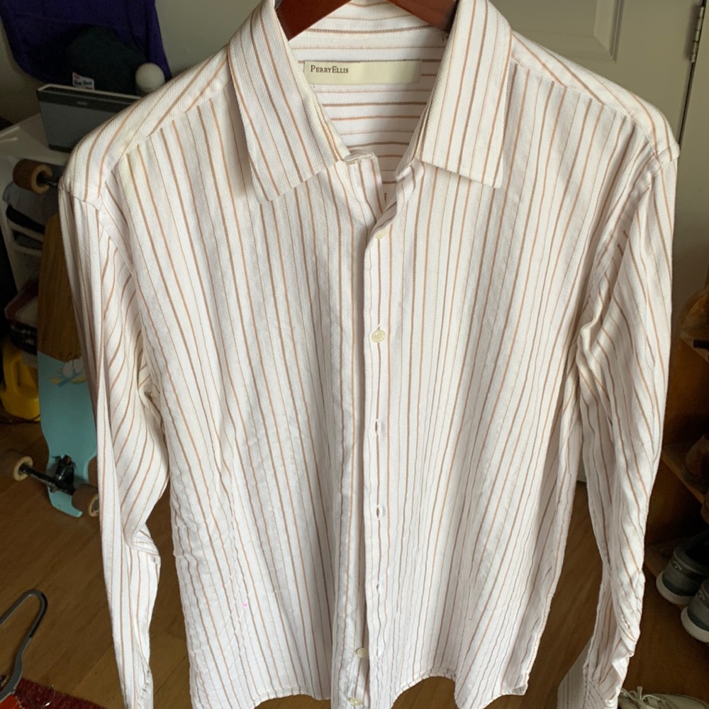 Handsome Vintage Perry Ellis Button Down Shirt